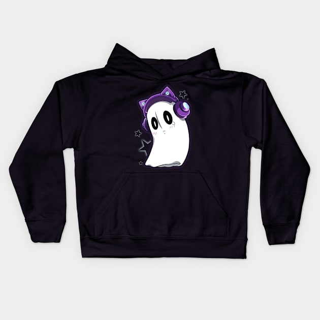 Napstablook time Kids Hoodie by sarahchibi